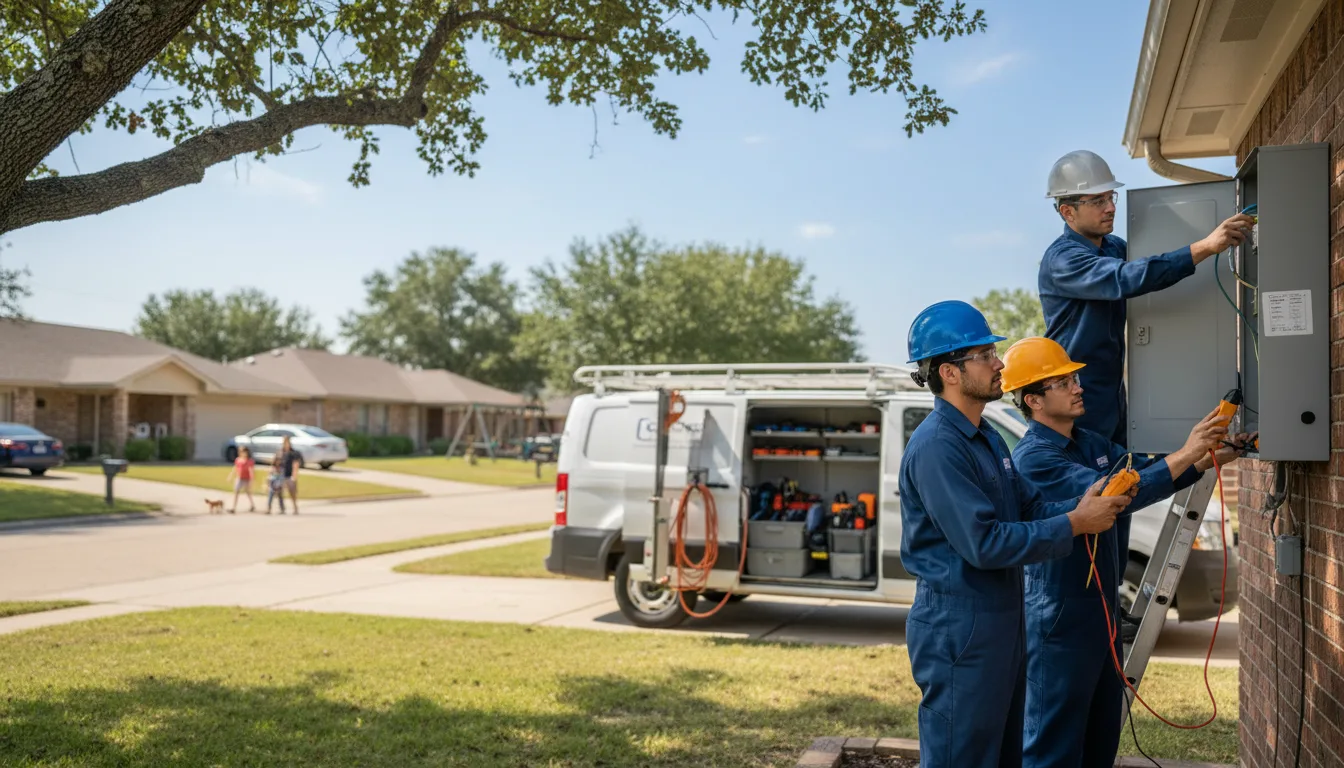 Certified electrician providing emergency electrical services in West Middlesex, PA